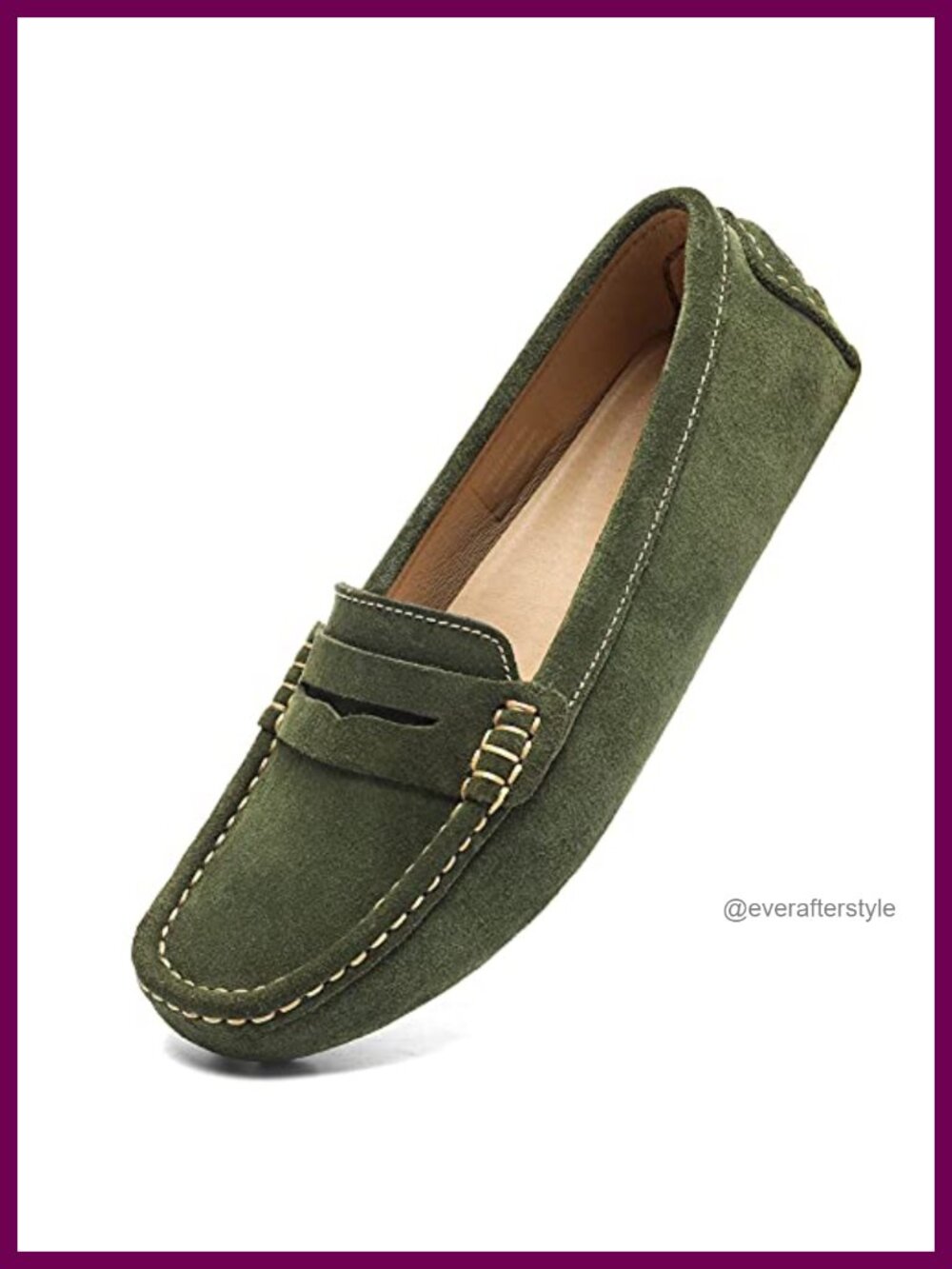 Microsuede Penny Loafers Slip-On Driving Mocs Memory Foam Tassel